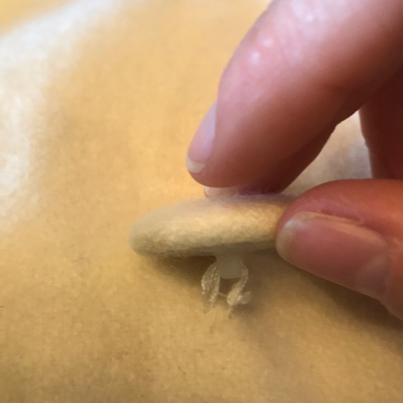 Zara Cream Wool Pea Coat size XS - Picture 10 of 14